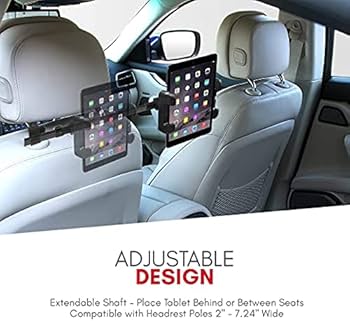 Amazon | 車内テレワーク タブレット ホルダー 後部座席 リア