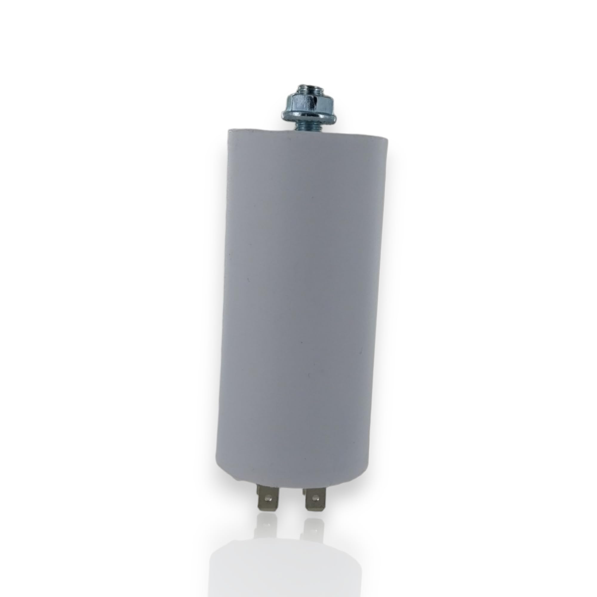 DL-pro Kondensator silnikowy 35µF 450 V Ø 45 x 95 mm uniwersalny z flagami wtykowymi AMP 6,3 mm i śrubą mocującą M8 CBB60, kondensator rozruchowy silnika do elektrycznych urządzeń domowych