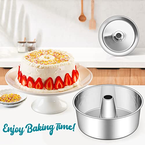 E-Far 27BSYCDGEF Angel Food Cake Pan, 10-Inch Stainless Steel Tube Pan thumb #6