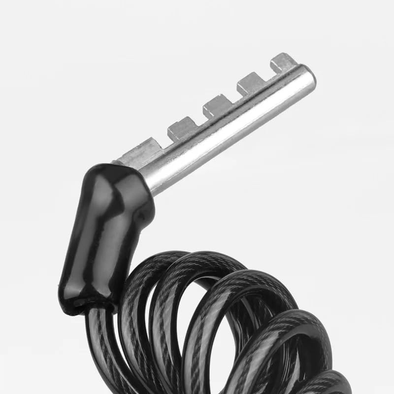 Lucchetto per Bicicletta con Password, antifurto, Lucchetto per Casco Portatile per Bicicletta, Universale, con Cavo in Acciaio a 4 cifre, Sicurezza per Ciclismo (Lucchetto per Bicicletta)
