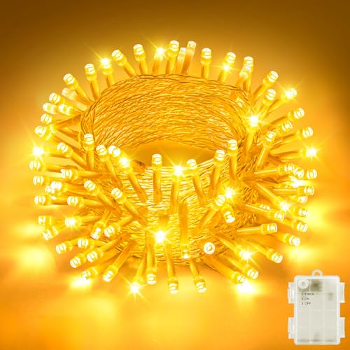 Etopgo Lichterkette Batterie, 5M 50LED Lichterketten Außen mit timer,...