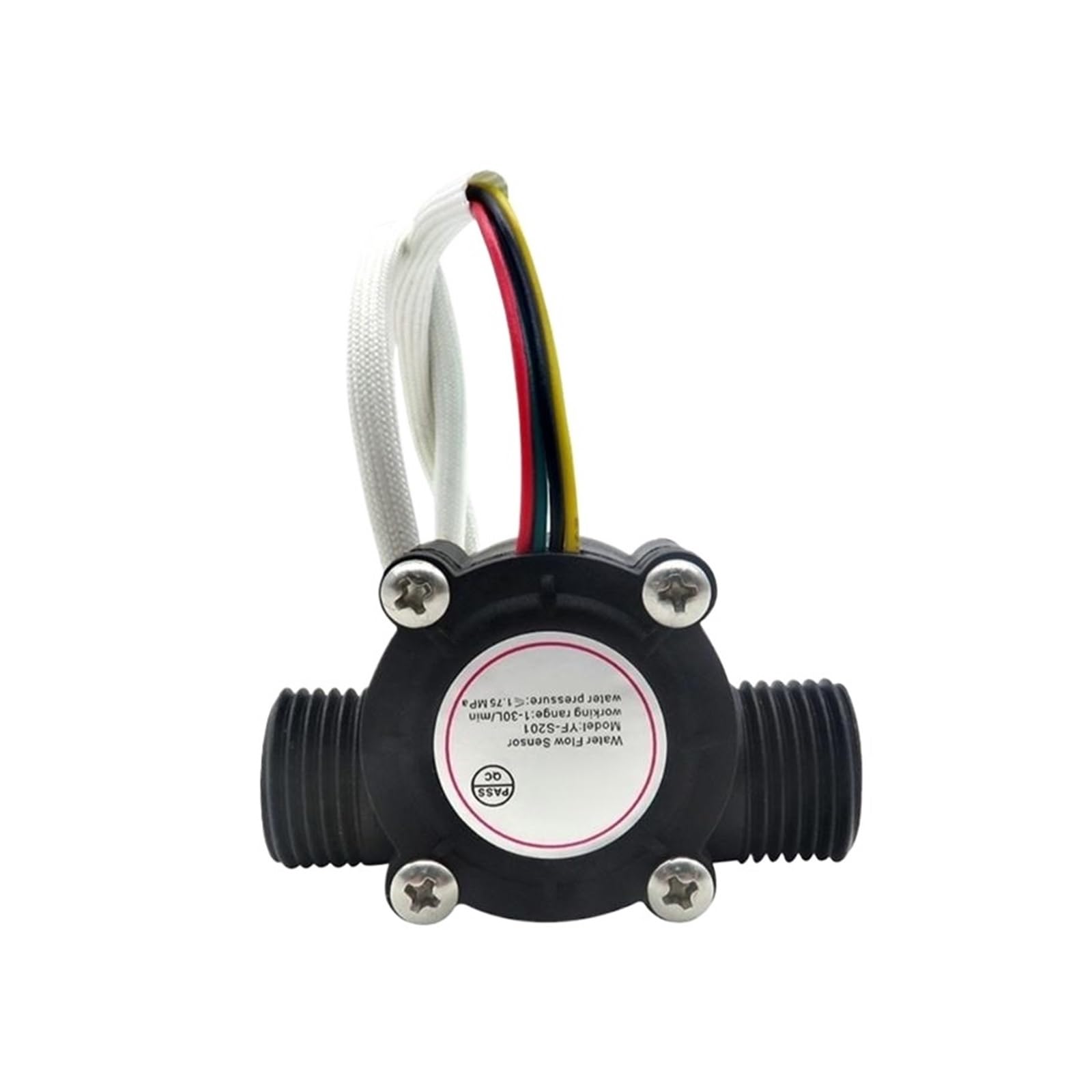 KSZHZYMGX Water Flows Sensors Flowmeter Flows Sensors Water Control 1-30L/min 1.75MPa YF-S201 Water Control Liquid Flows Sensors