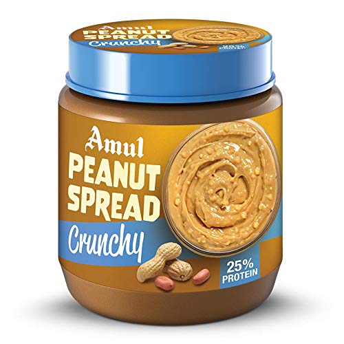 Amul Peanut Spread ‘Crunchy’ – High Protein Peanut Butter from Amul | 300 gm | Pack of 3 | No Preservatives