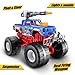 Metal Machines Monster Truck Wars (Jawesome) by ZURU, Toy Car Vehicle That Lights Up & Makes Sounds, Fireable Weapon, Batteries Included, Monster Truck Toys for Boys and Kids