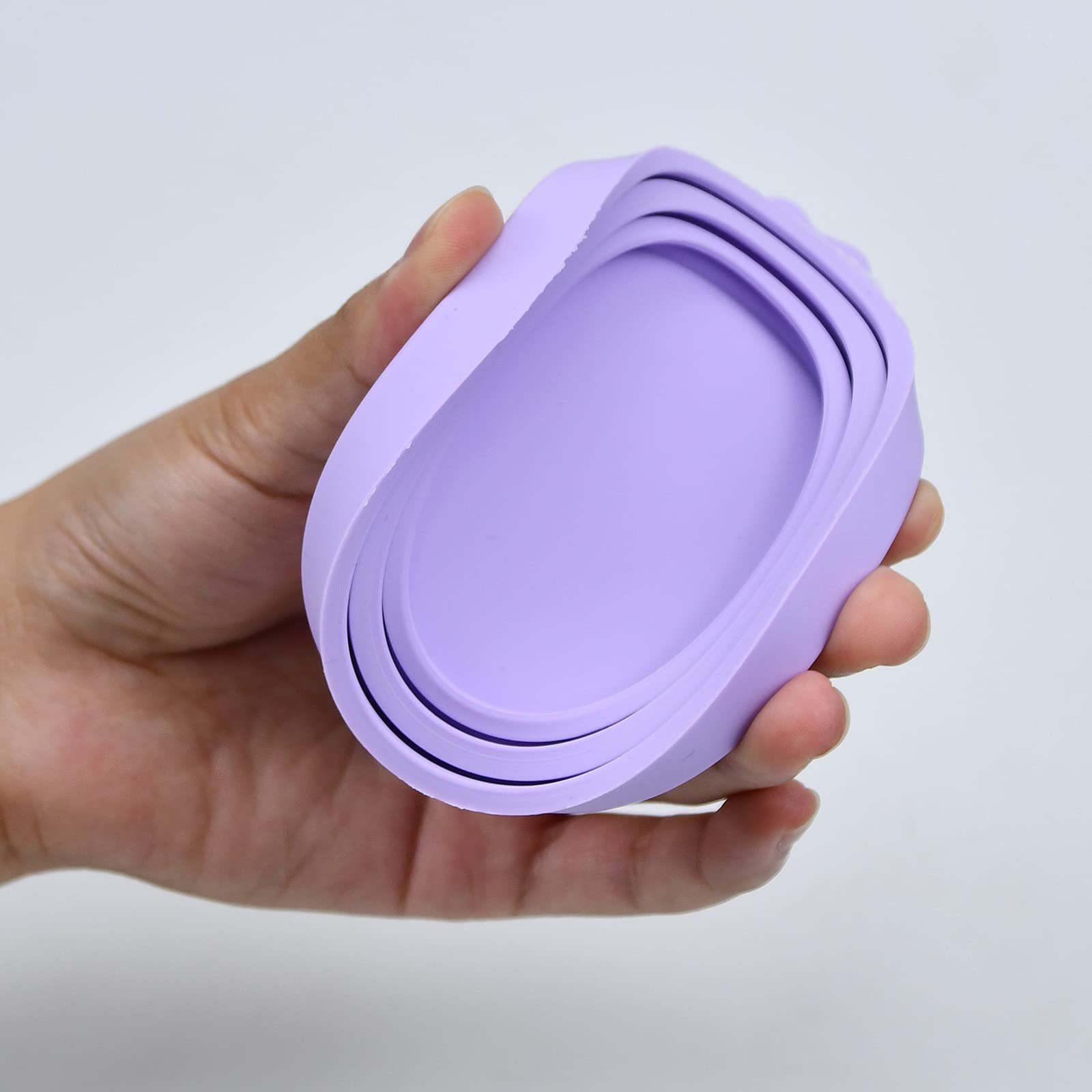 Dokeno 4 Pezzi Coperture in Silicone per Lattine di Cibo 3 in 1 Tappi per Lattine per Animali per Cani Gatti Coperchi Universali in Silicone per Scatolette di Cibo per Animali