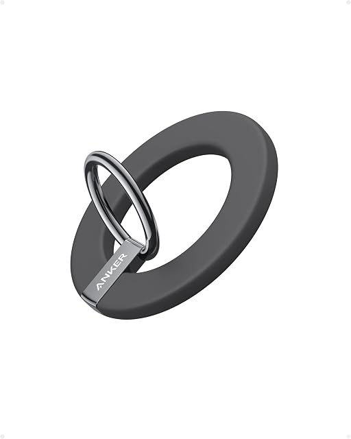 Anker Magnetic Phone Grip (MagGo), 610 Magnetic Phone Ring Holder, Adjustable Kickstand, Only for iPhone 13, 13 Pro, 13 mini, 13 Pro Max, 12, 12 Pro, 12 mini, 12 Pro Max (Interstellar Gray)