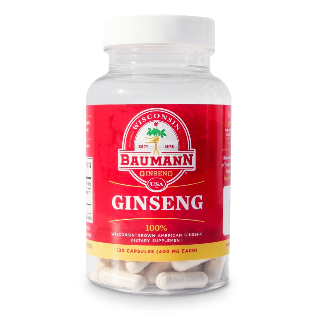 Baumann Wisconsin Ginseng Capsules
