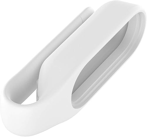 Miniatura 7 de Clip para Xiaomi MI Band 77 NFC66 NFC55 NFC Reemplazo de correa de silicona suave Accesorios para Amazfit Band 5 Clip Case Accesorio (Negro, Blanco,