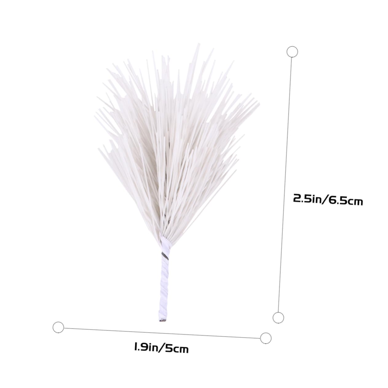 MUCKLILY 30Pcs Lifelike Pine Needle Branches Versatile White Artificial Sprays for Christmas Wedding and Party Decorations for Wreaths and Holiday Home Decor