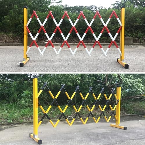 Barrière de sécurité mobile rétractable et extensible pour signalisation de chantier - 6