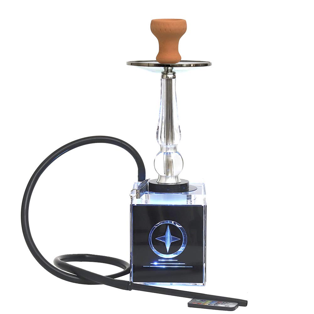 Cachimba Cachimba de Pipa Grande, Cachimba de Cristal Cachimba Árabe Grande, Adecuado para Familias, Hoteles Extranjeros, Bares, Clubes, Hoteles Adecuados para Familias, Hoteles