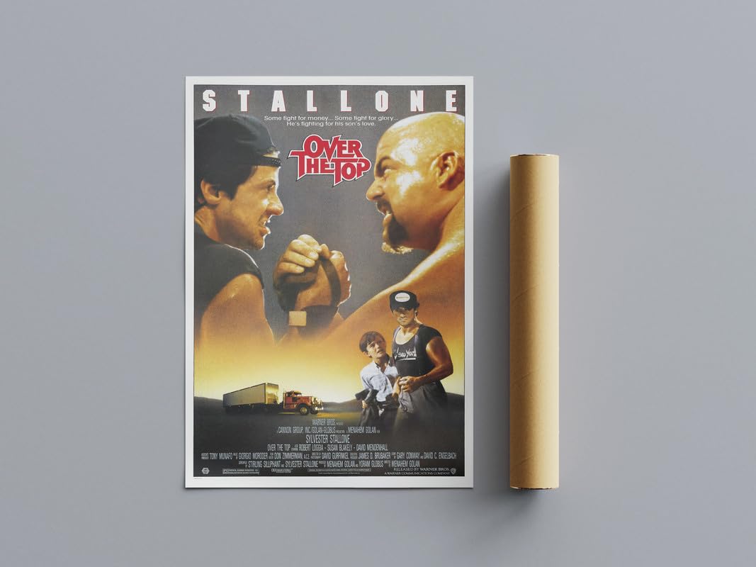 Classic Nostalgic Movie Posters Over The Top Wall Art (A4 Size 21cmx29.7cm)