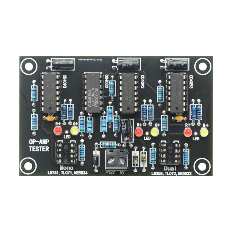 Tester Amplificatore Operativo OP AMP per Singolo Dual OPAMP TL071 TL072 TL081 TL082 Single/Dual Op Amp Test Board Tester Amplificatore Operativo OP AMP per Singolo Dual OPAMP TL071 TL072 TL081 TL082 Single/Dual Op Amp Test Board