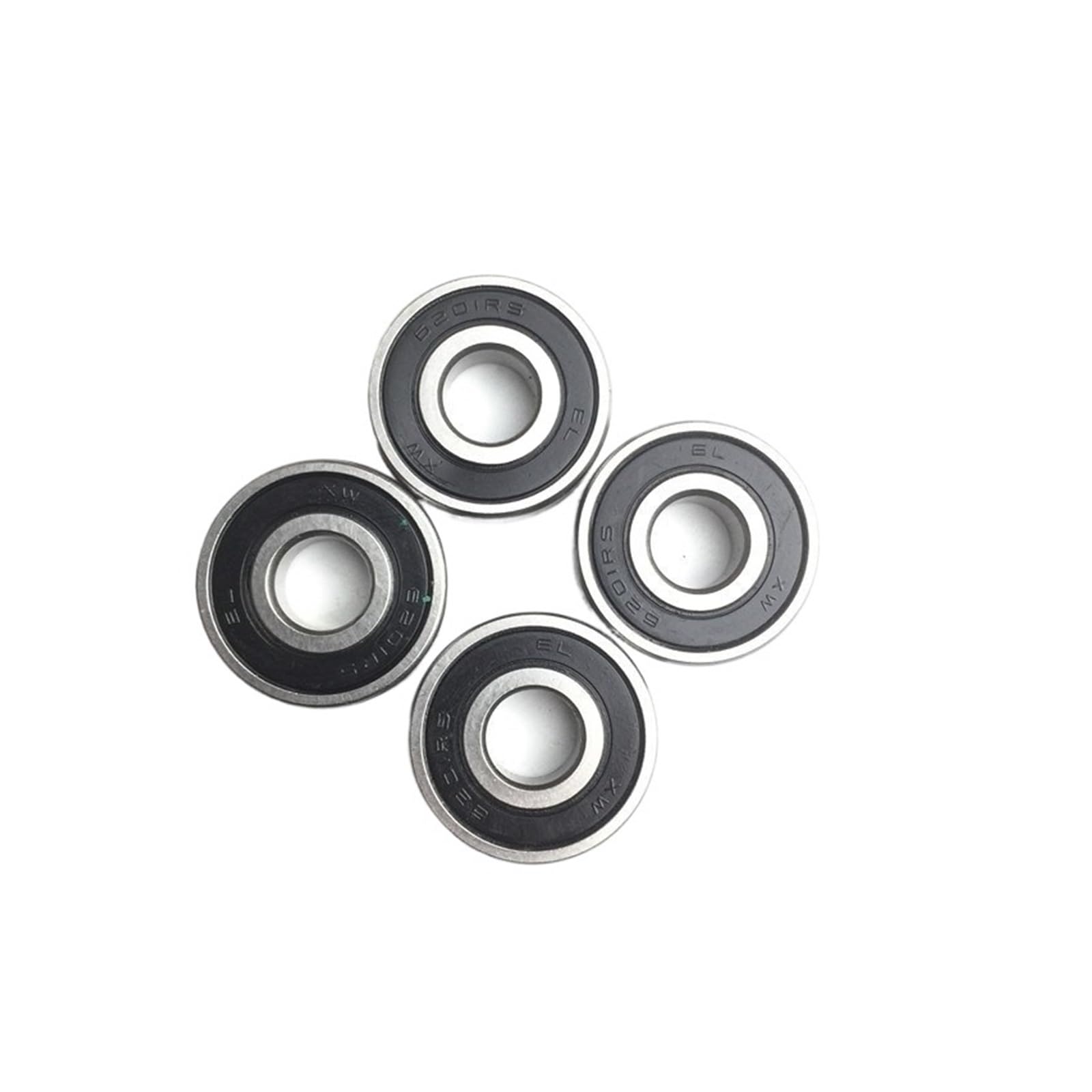 FQJYXWEWL 1 PCS 6206RS Bearing ABEC-3 30x62x16 mm deep Groove 6206-2RS Ball Bearing 6206RZ 180206 RZ RS 6206 2RS EMQ Quality