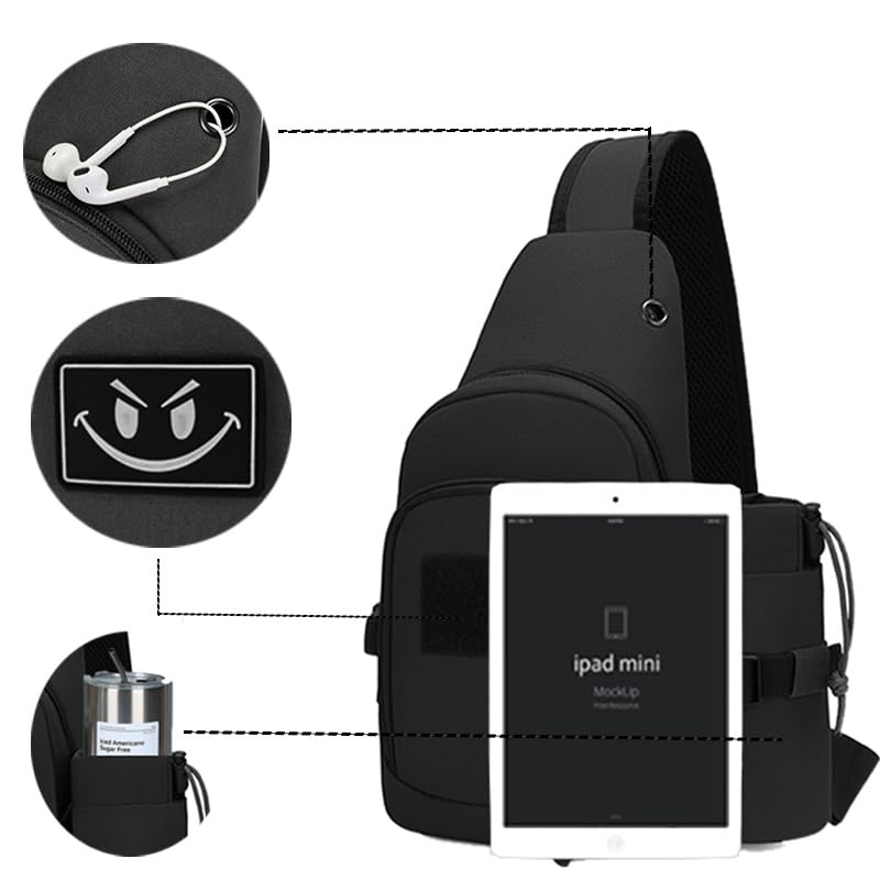 hiking backpack, ultra-light waterproof tactical backpack lightweight suitable for men and women camping hiking (black), subsize2