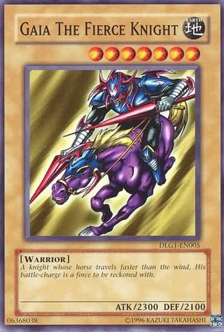 Yu-Gi-Oh! - Gaia The Fierce Knight (DLG1-EN005) - Dark Legends - Unlimited Edition - Common