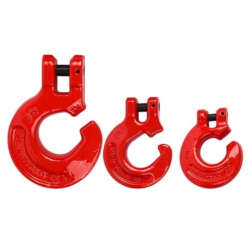 1-5 ton G80 U-shaped clamp C-type forestry hook towing wood logging crane steel wire rope chain connector forging(1.12 T)