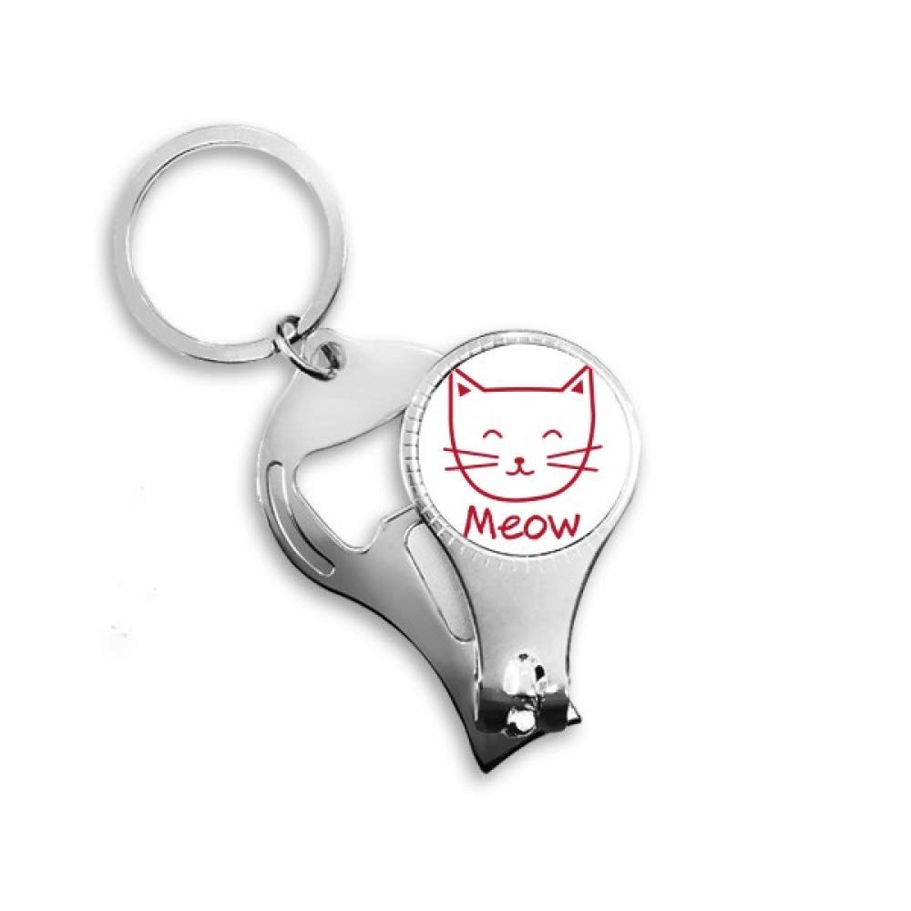 Ouvre-bouteille et coupe-ongles chat pour ongles cassés
