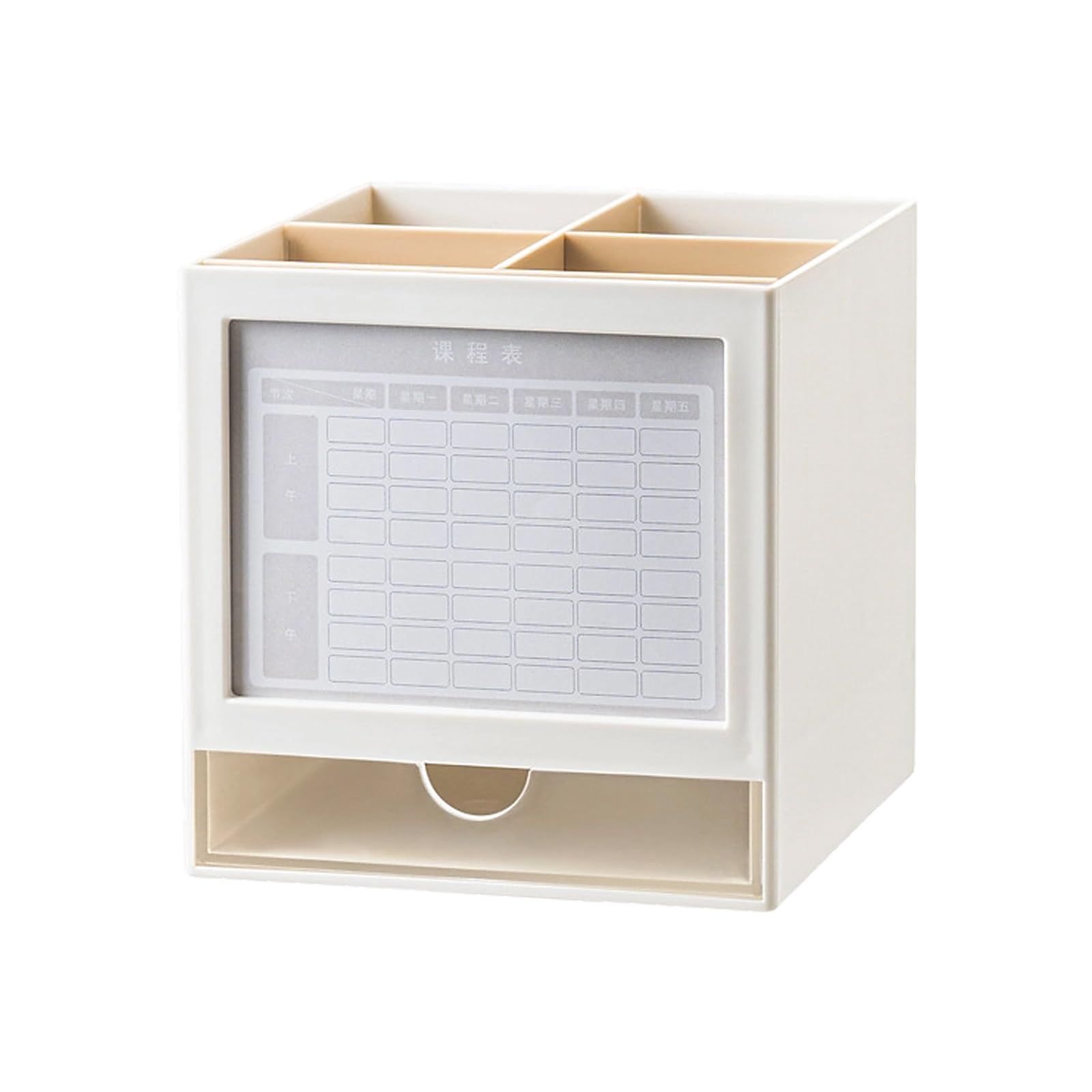 pumpumlia Desk Makeup Brush Holder Container Desktop Ornament Pencil Storage Shelf Desk Cosmetic Holder Offices Home Decorations Cosmetic Brush Holders