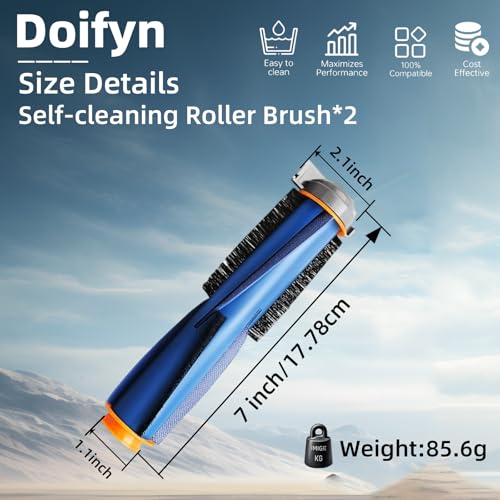 Image of Replacement Parts Main Brush Compatible with Shark AI AV2511AE AV2501S AV2501AE RV2502AE RV2410WD RV2520AOUS AV2510AOUS RV2610WA RV2610WD RV2620WD Robot Vacuum Cleaner
