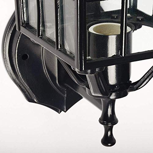 Lampe murale extérieure rétro E27 pour sublimer les soirées sur le patio - 6