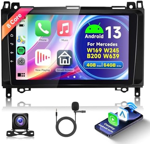 Autoradio Android 13 Per Mercedes Benz - Schermo 9 Pollici 2+64GB Con CarPlay Wireless | Modelli B Class, Vito, Sprinter - Foto 9