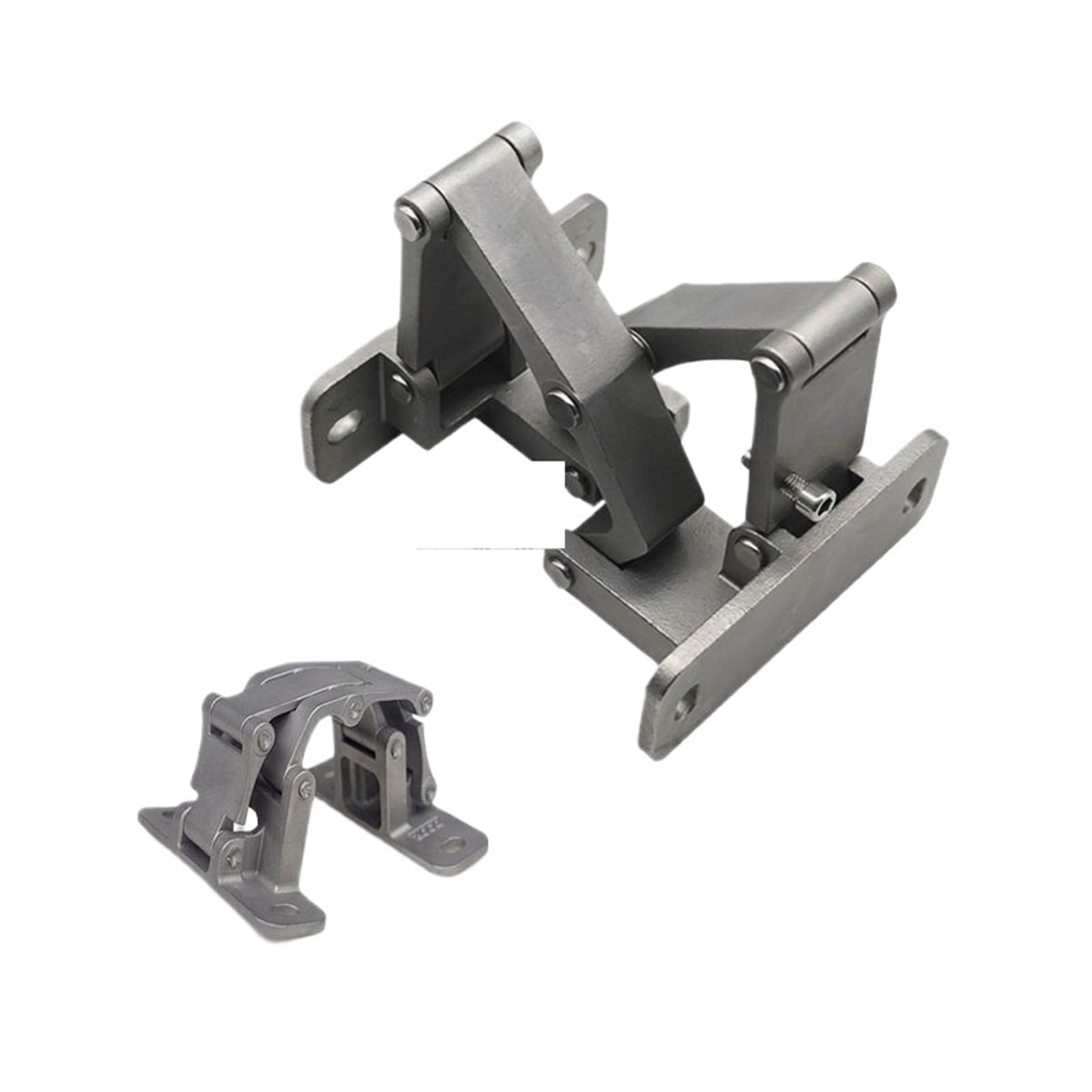 YMUGUEGH 2Pcs 304 Stainless Steel Concealed Stone Slab Door Hinge(200Kg)