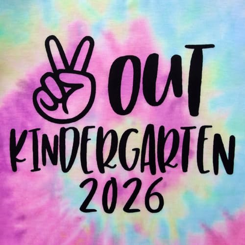 Image of MODNTOGA Kids Girl Boy Peace Out Kindergarten Shirt 2026 Kindergarten Graduation T-Shirt Last Day of School Summer Tee Tops