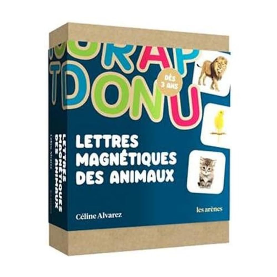 Coffret Lettres magnétiques animaux Céline Alvarez