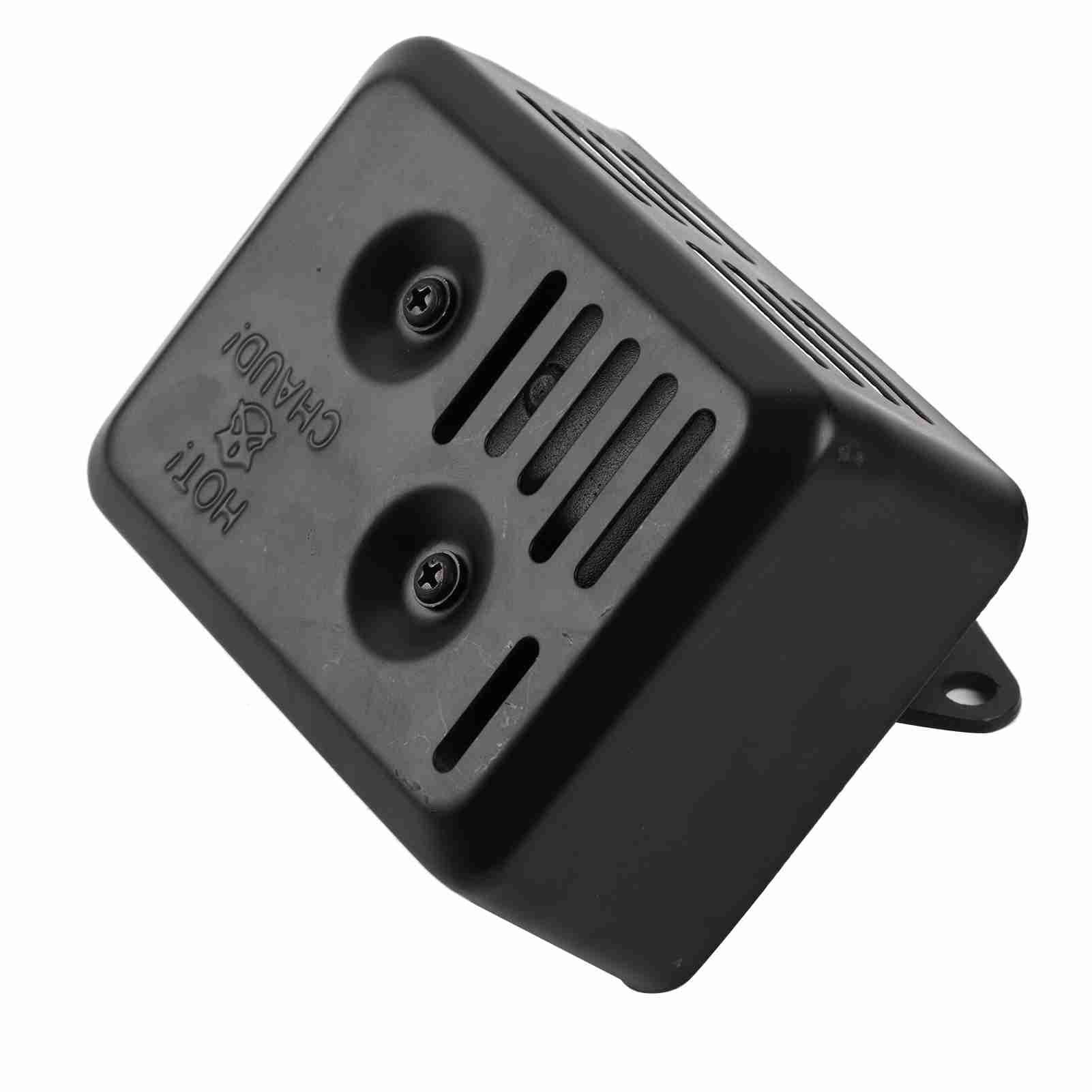 Asixx Silenciador de Escape, Sistema de silenciador de Escape con Protector térmico para Honda GX120 GX160 GX200 5.5 HP 6.5 HP cortacésped, Parte