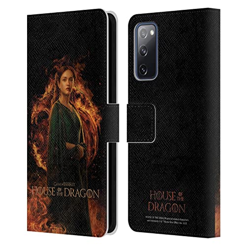 Housse en cuir Samsung S20 FE motif Alicent finition premium House of The Dragon