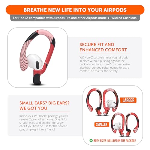 Image of WC HookZ - Over-Ear Hooks for AirPods Pro 1, 2 & AirPods 1, 2, 3