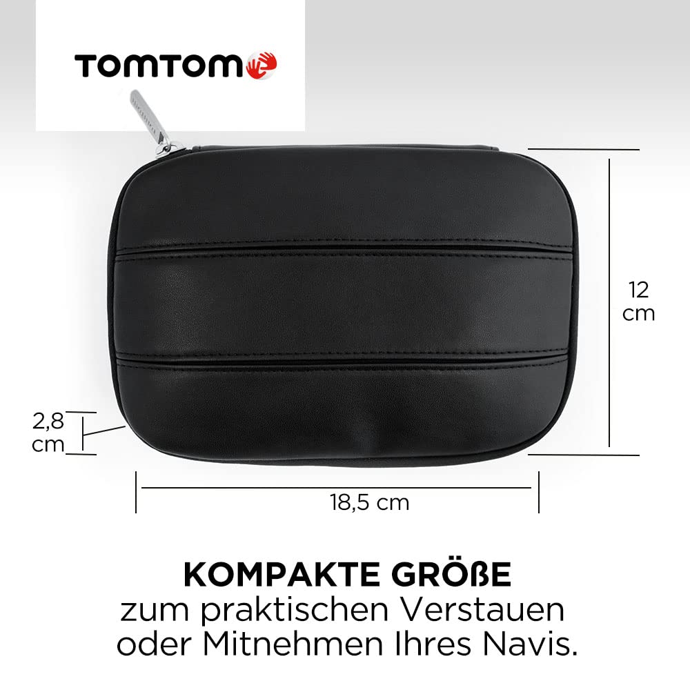 TomTom Premium Ledertasche 7 Zoll Modelle (z.B. GO Navigator 7, GO Camper Max 2nd, GO Superior, GO Expert Plus)