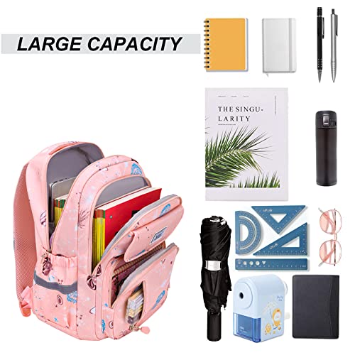 Miniatura 4 de Mochila Escolar Niña Niño Gran Capacidad Mochila Escolar Para 7-12 Años Mochila Infantil Impermeable Multicompartimento Cómodo Y Transpirable Mochilas Primaria