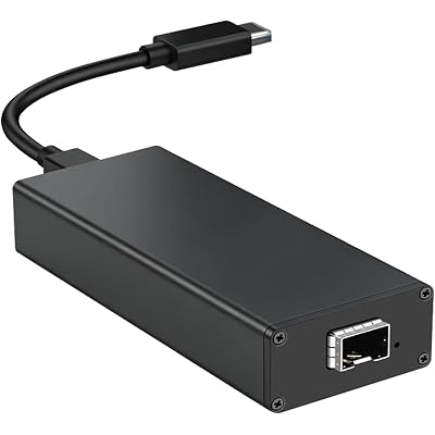 USB4 Type C to SFP+ 10G Network Card with Intel JHL7440 Chip & 82599EN 10G Optical Port,Compatible with Thunderbolt 3/4,Plug & Play 10Gb SFP+ Ethernet Adapter Support Win10/11/MacOS/Linux