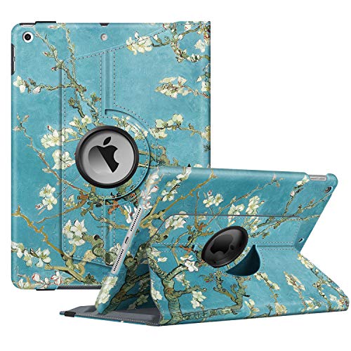 Fintie Rotating Case for New iPad 7th Generation 10.2 Inch 2019 - [Built-in