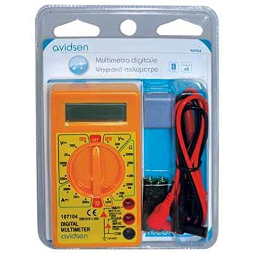 Avidsen 107104 Digital Multimeter in retail packaging