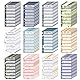 Budget Blätter A6 Deutsch, 72 Sheets Budget Sheets Geld Organizer Budget Planner 6 Löcher Binder Budget Planner Zubehör Nachfüllpapier für Binder Notebook 6 Holes Budget Card