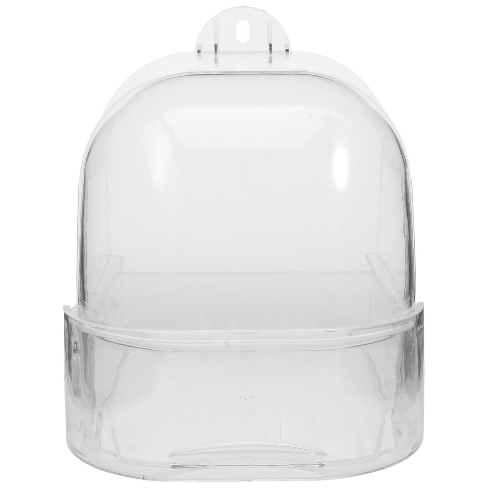 HOLIDYOYO Hanging Bird Bath Box for Parrot Small Pet Bathtub Basin Bird Bath for Cage Parrot Shower