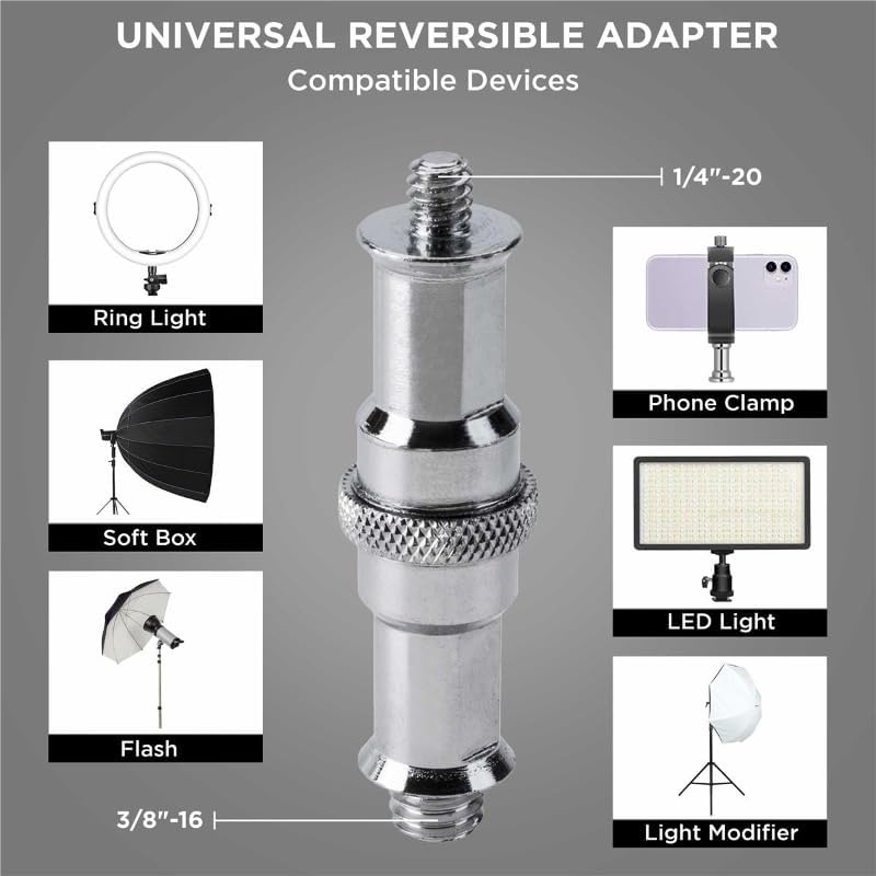 Flashpoint Flashpoint 13' Yellow Color Coded Pro Air Cushioned Heavy Duty Light Stand for Photography