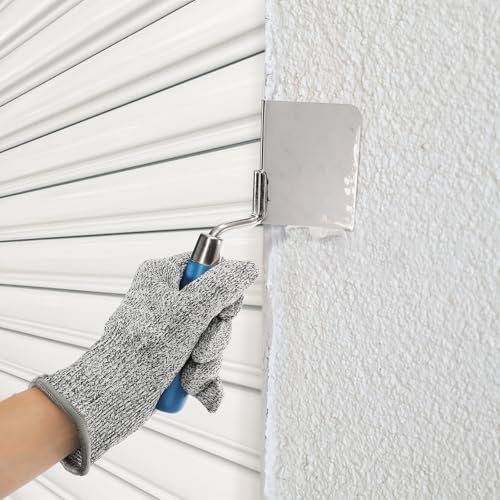 Peohud 2 Pieces Drywall Corner Tool Set, Inside and Outside Corner Knife, Stainless Steel Corner Trowel, Concrete Finishing Tool for Plastering Bricklaying Corner Finishing Work - Image 5