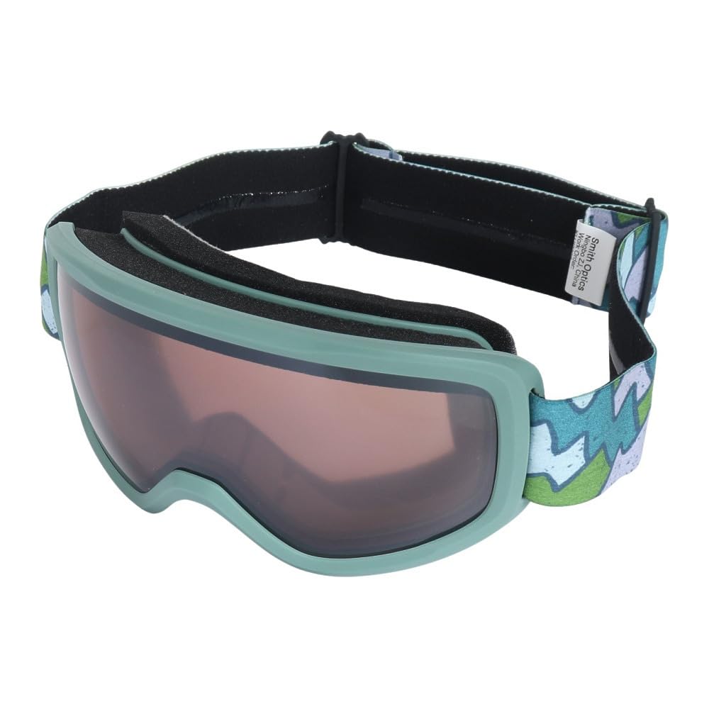 SMITH Unisex Youth Snowday Snow Sport Goggle - Alpine Green Peaking Frame | Ignitor Mirror Lens