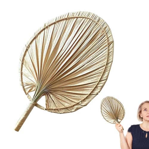 Palm Leaf Fan, Hand Weaving Fan Chinese Style Handmade, Wall Decoration Fan Indoor Decoration for Summer, Beach, Decoration