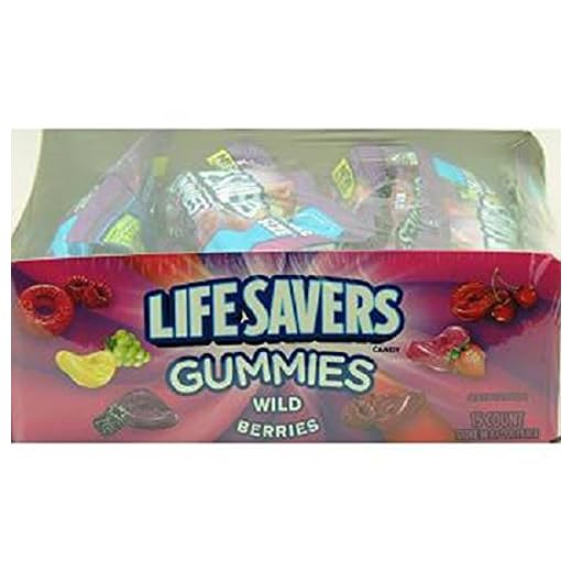 Lifesavers Gummies, King Size - Wild Berries, Count 15 (4.2 oz) - Sugar Candy/Grab Varieties & Flavors