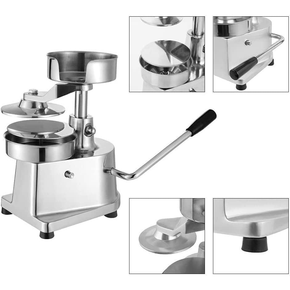 DFEDHF Commercial Burger Press Patty Maker Machine, Manual Burger Forming Machine, 10cm/13cm/15cm for BBQ, Stuffed Burgers, 13cm