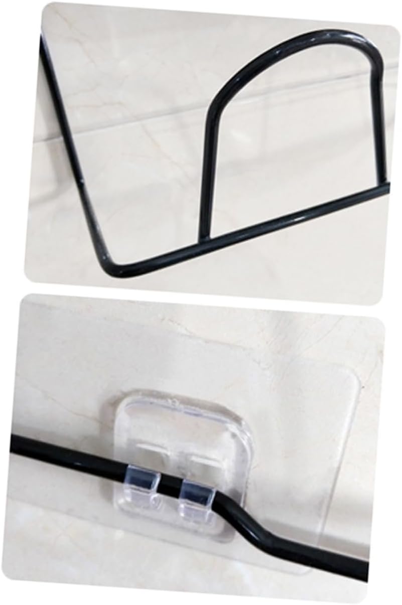 6pcs Bathroom Shoe -Mounted Storage Shelves Compact Design Irony Slipper Hanging Shelf Domestic Shoes Holder