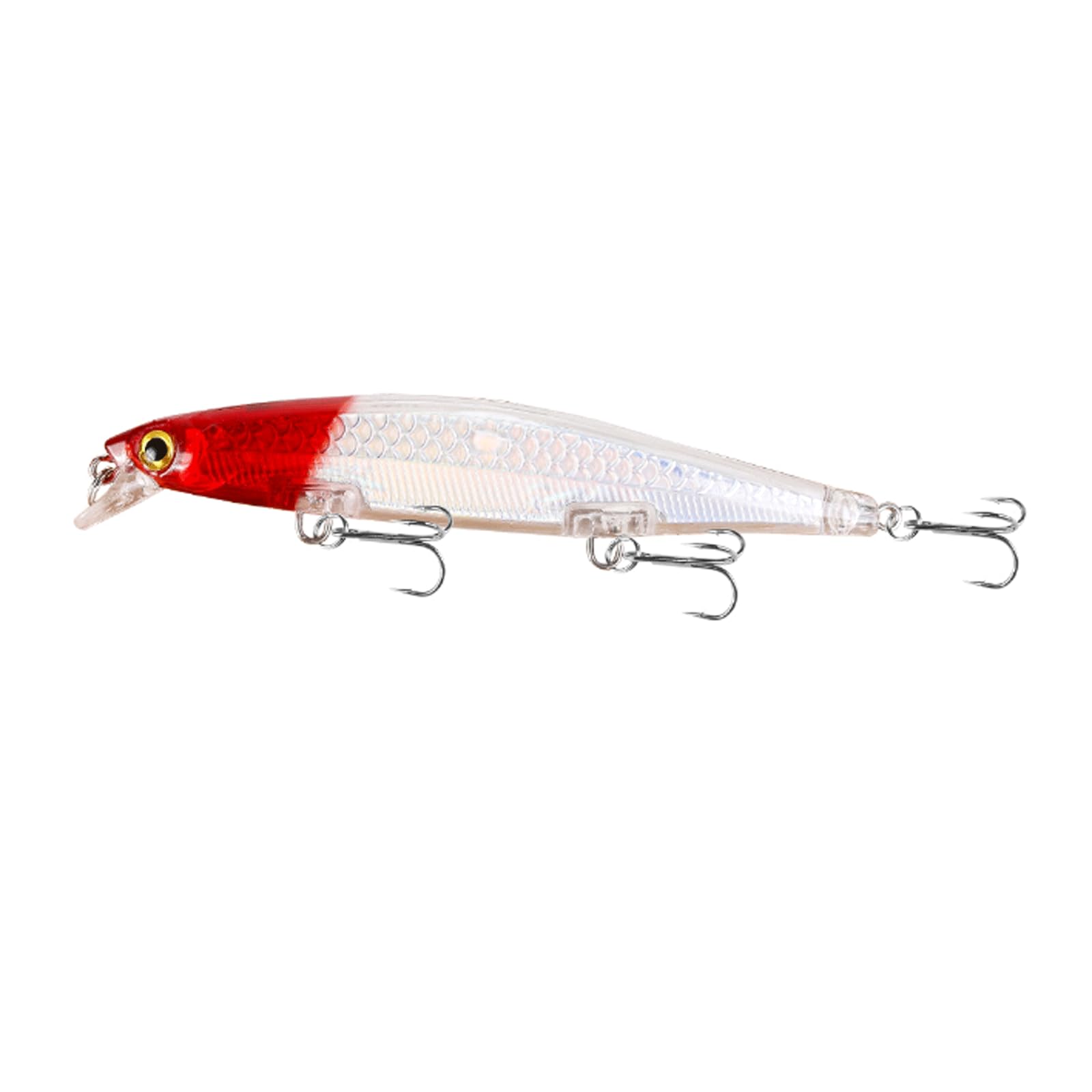 IvyLoutish Fishing Lure Bait 1 Pcs Floating Wobbler Minnow Laser Fishing Bait 11cm 13g Crankbait Artificial Hard Bait Plastic Fish Fishing Tackle Fishing Tackle