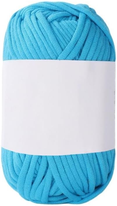 5 Rolls 50g Core Spun Cotton Yarn for Crocheting Thick Hand Knitting Blend(14)