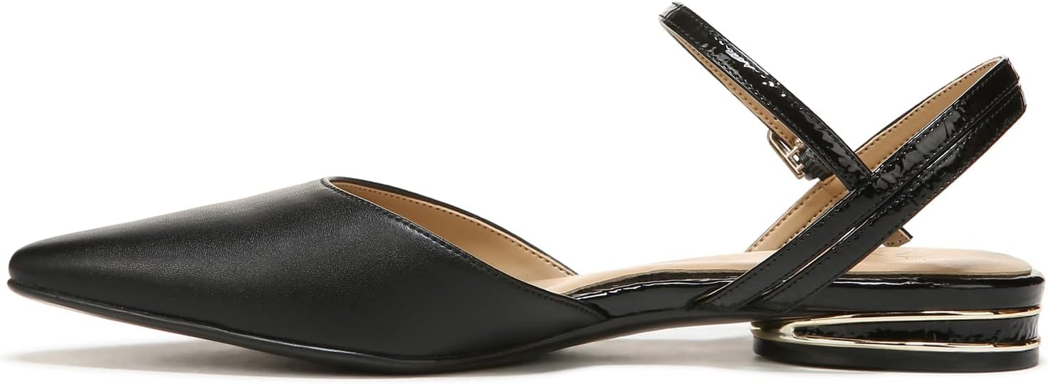 Naturalizer Women's Natuarlizer, Blaise Flat Black 6 M