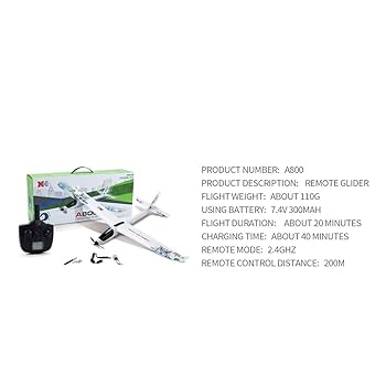 WLtoys XK A800 Stabilization RC Airplane 5CH 780mm 3D6G